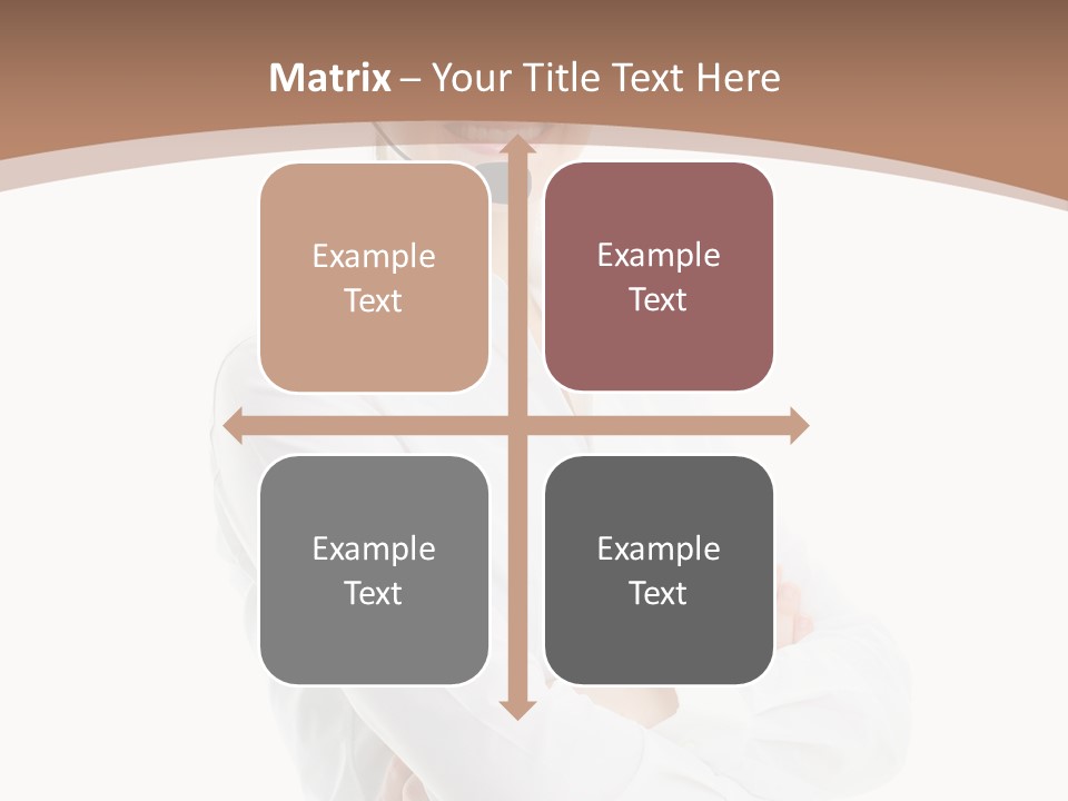 Blue Sky Business Leaf PowerPoint Template