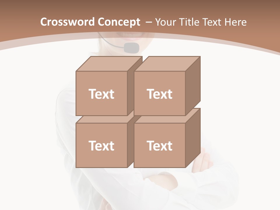 Blue Sky Business Leaf PowerPoint Template