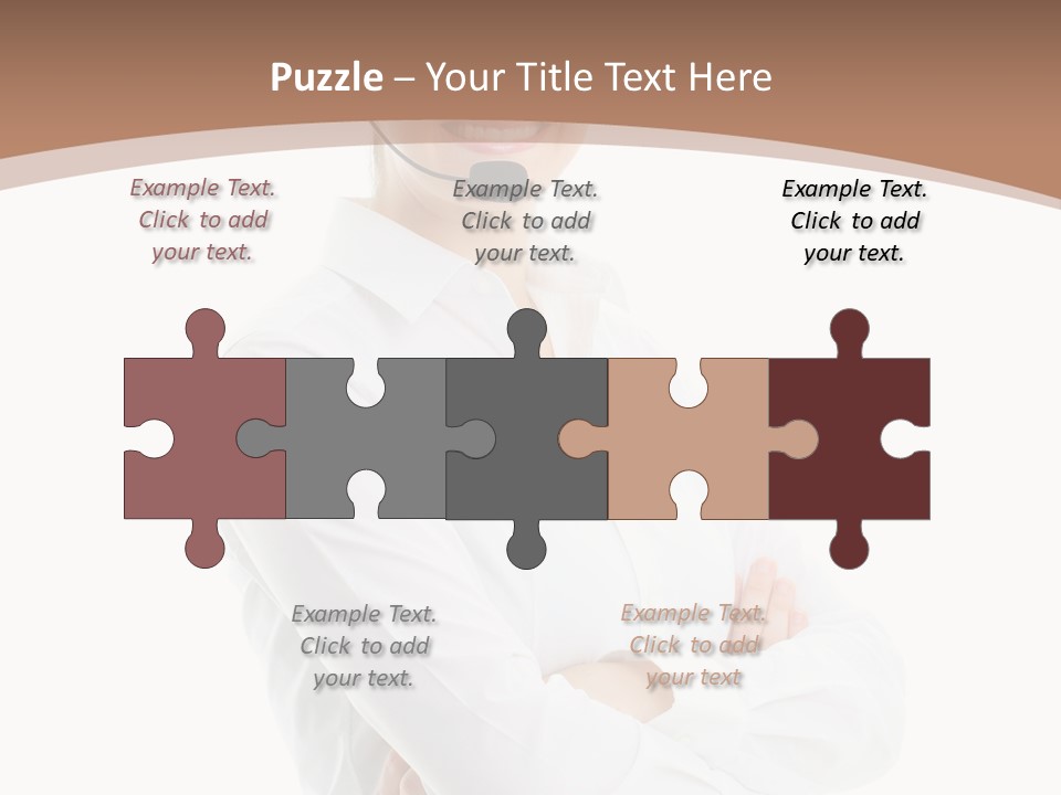 Blue Sky Business Leaf PowerPoint Template