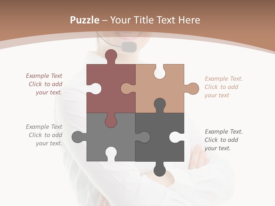 Blue Sky Business Leaf PowerPoint Template