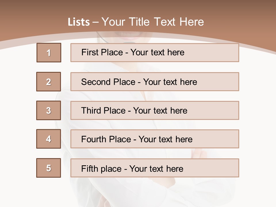 Blue Sky Business Leaf PowerPoint Template