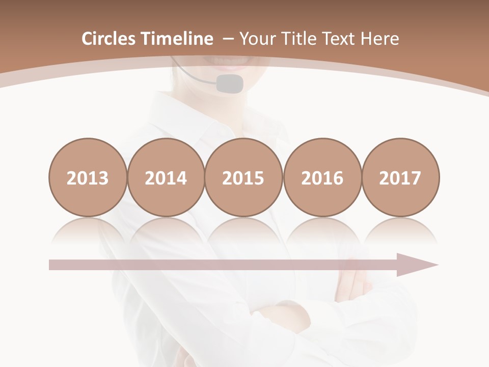 Blue Sky Business Leaf PowerPoint Template