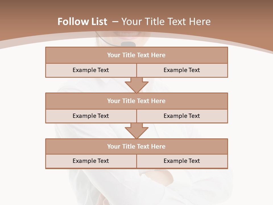 Blue Sky Business Leaf PowerPoint Template