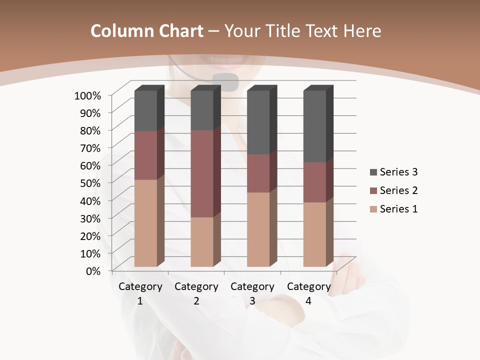 Blue Sky Business Leaf PowerPoint Template
