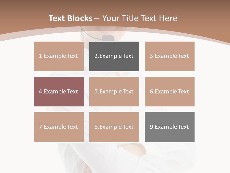 Blue Sky Business Leaf PowerPoint Template