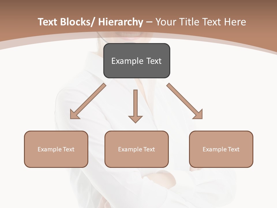 Blue Sky Business Leaf PowerPoint Template