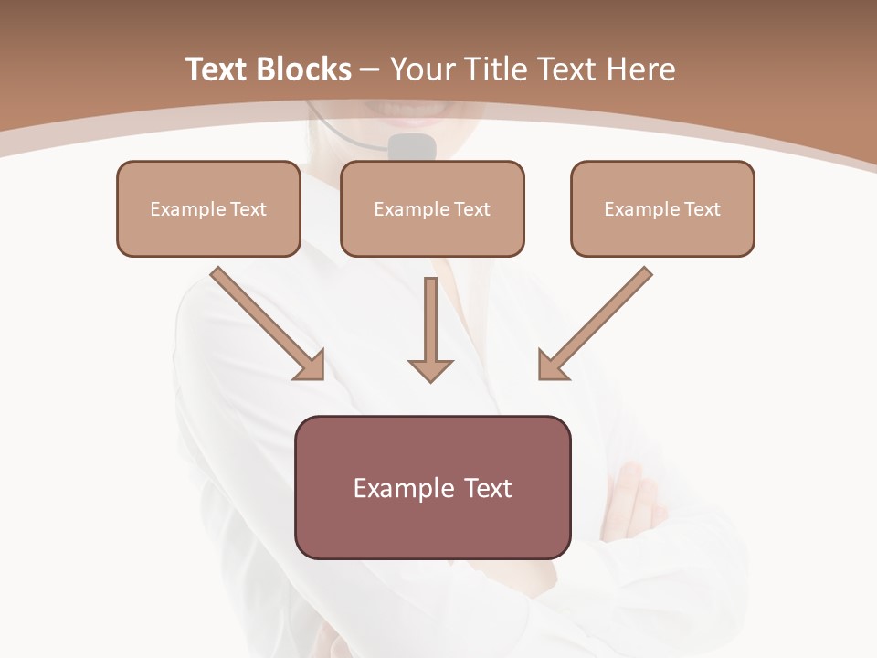 Blue Sky Business Leaf PowerPoint Template