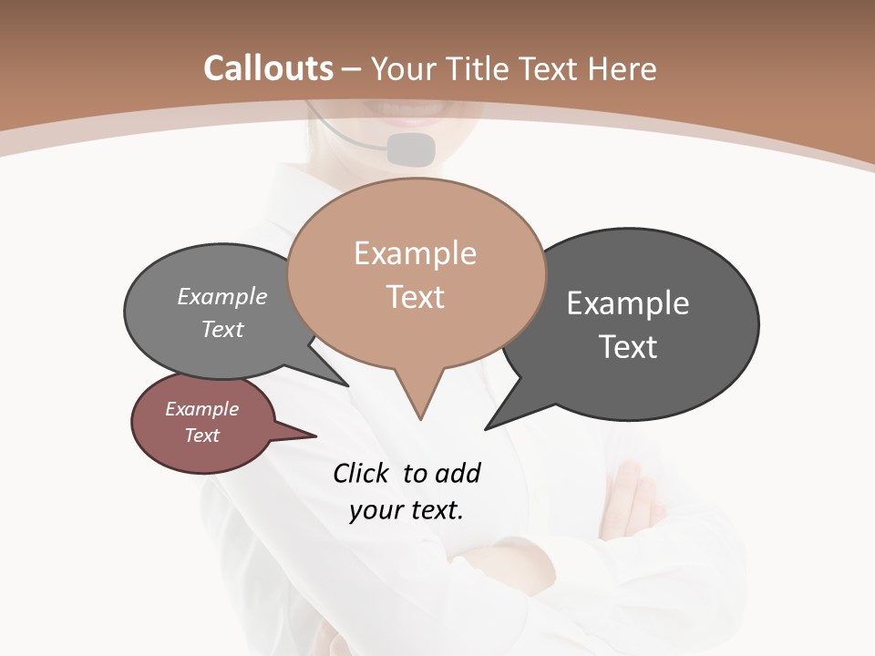 Blue Sky Business Leaf PowerPoint Template