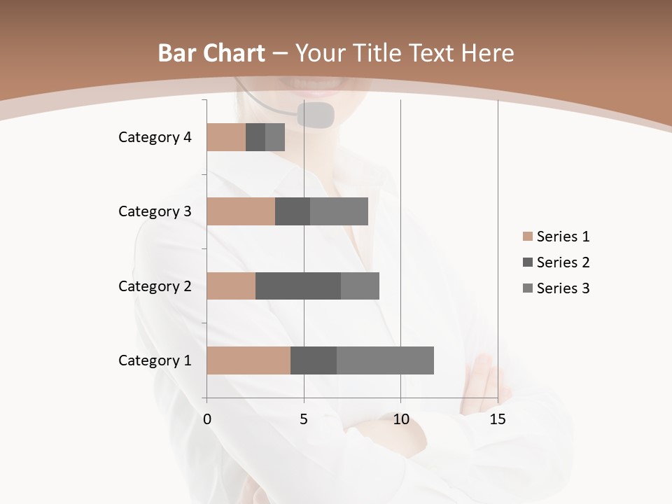 Blue Sky Business Leaf PowerPoint Template