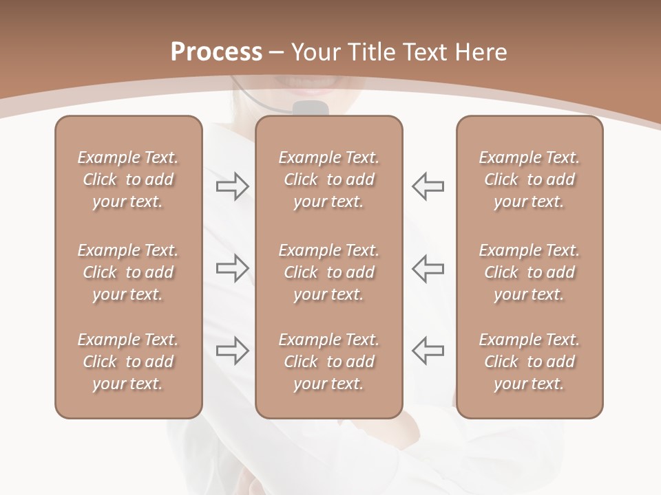 Blue Sky Business Leaf PowerPoint Template