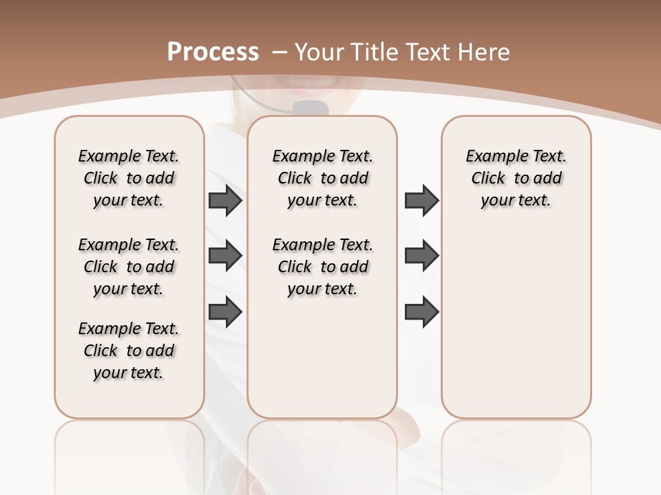 Blue Sky Business Leaf PowerPoint Template