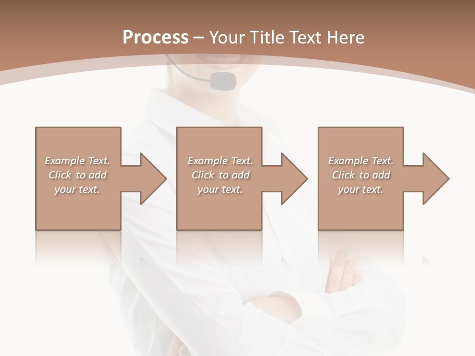Blue Sky Business Leaf PowerPoint Template