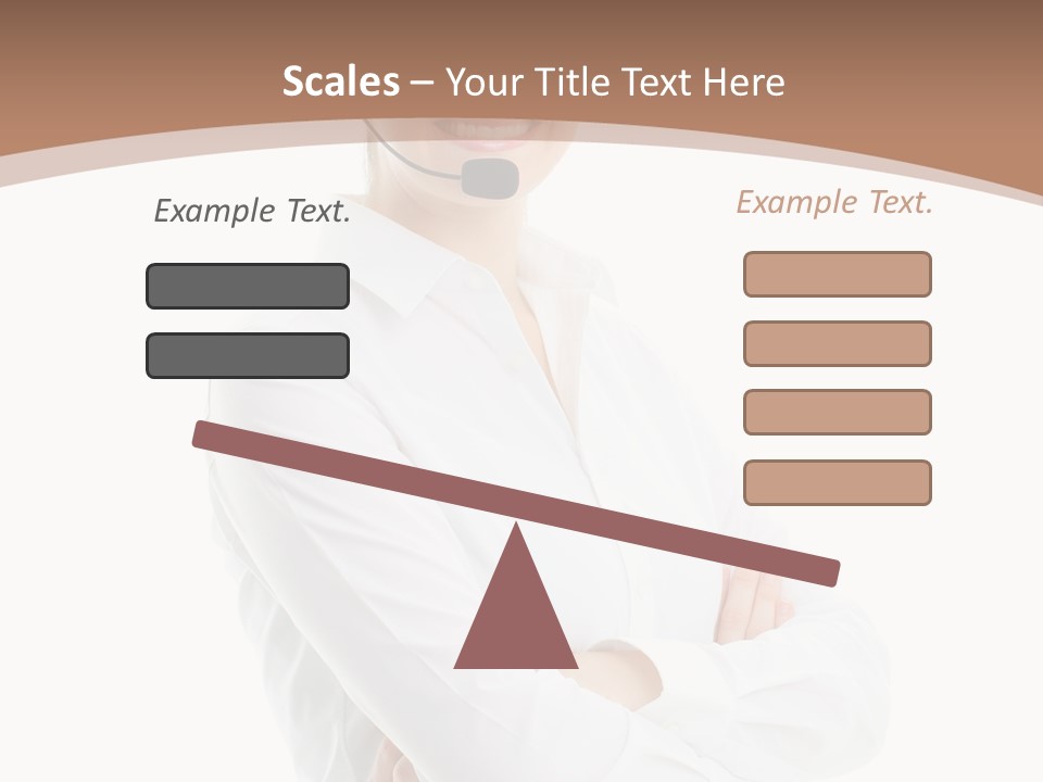 Blue Sky Business Leaf PowerPoint Template