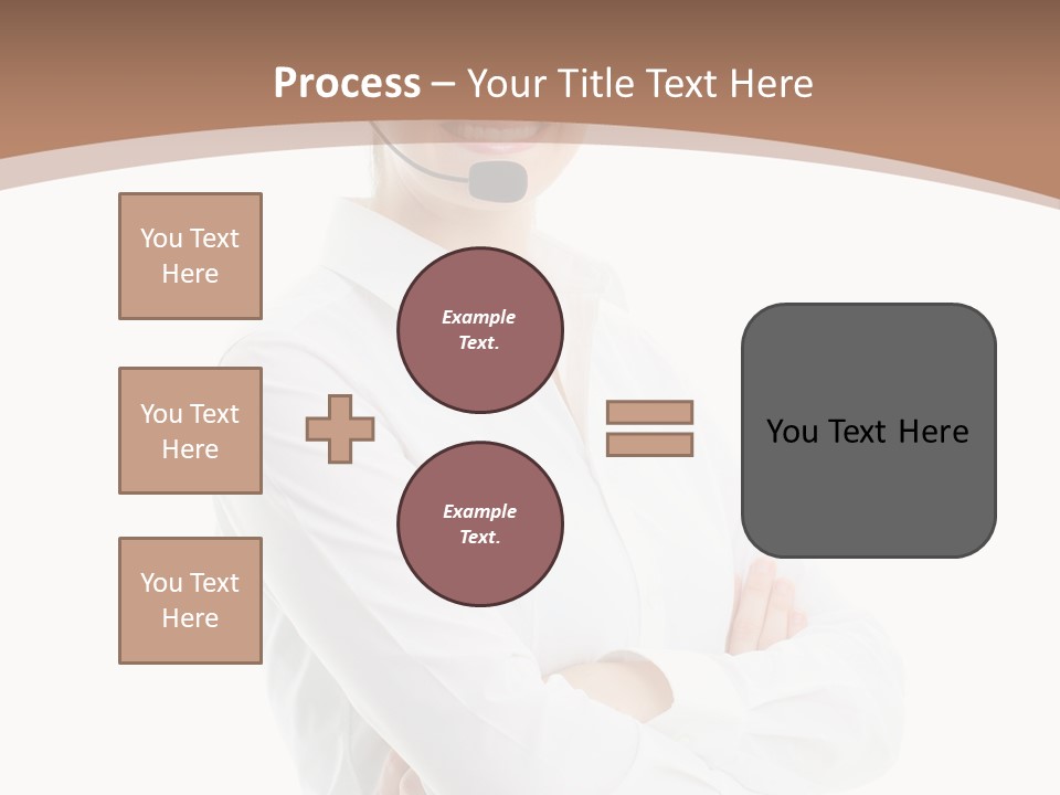 Blue Sky Business Leaf PowerPoint Template