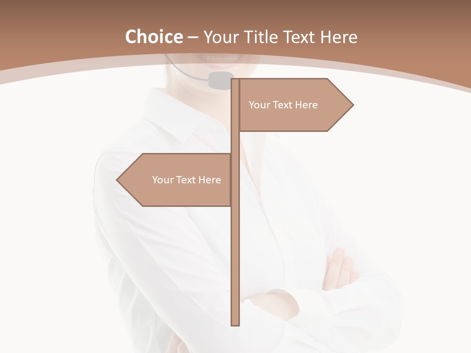 Blue Sky Business Leaf PowerPoint Template