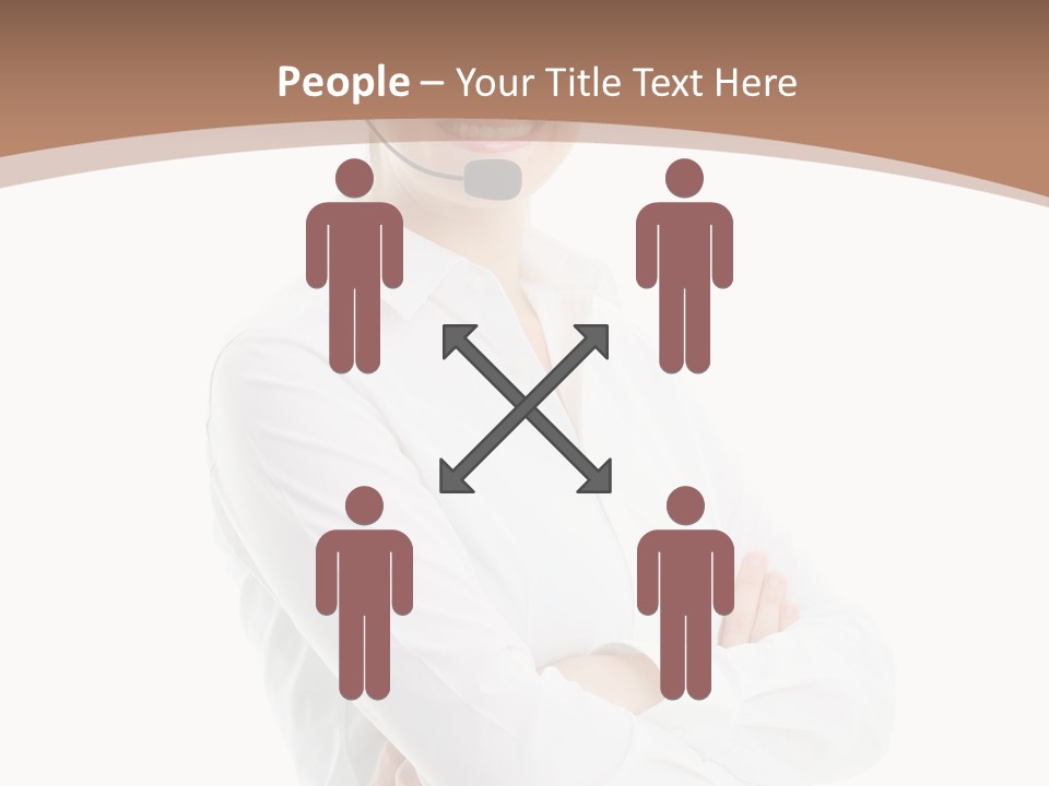 Blue Sky Business Leaf PowerPoint Template