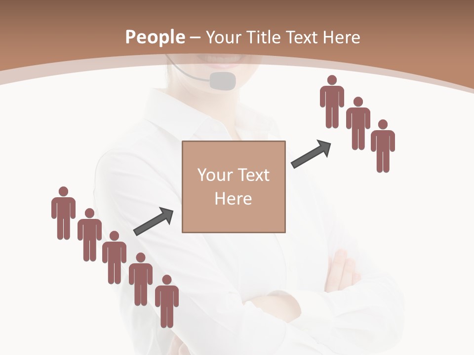 Blue Sky Business Leaf PowerPoint Template