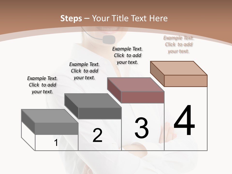 Blue Sky Business Leaf PowerPoint Template