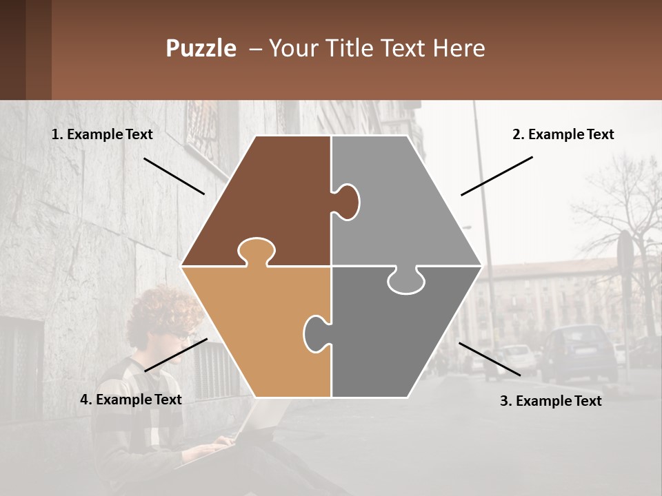 Construct Lawn Architecture PowerPoint Template