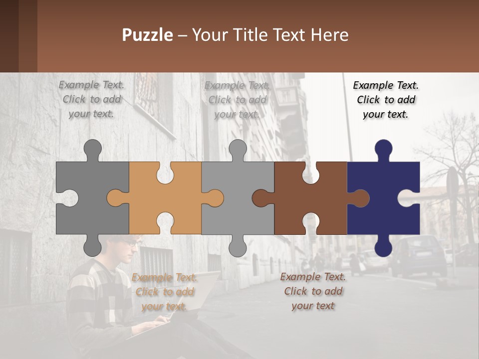 Construct Lawn Architecture PowerPoint Template