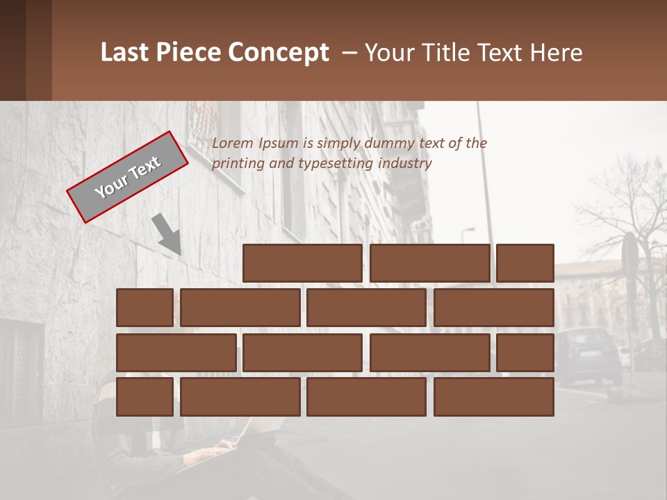 Construct Lawn Architecture PowerPoint Template