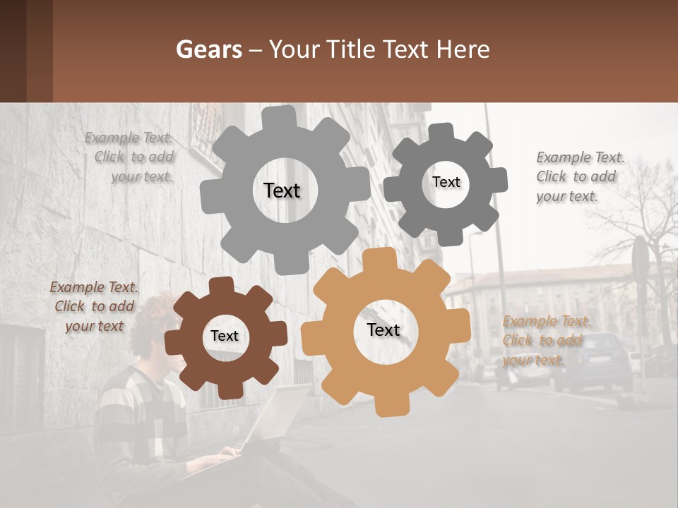 Construct Lawn Architecture PowerPoint Template