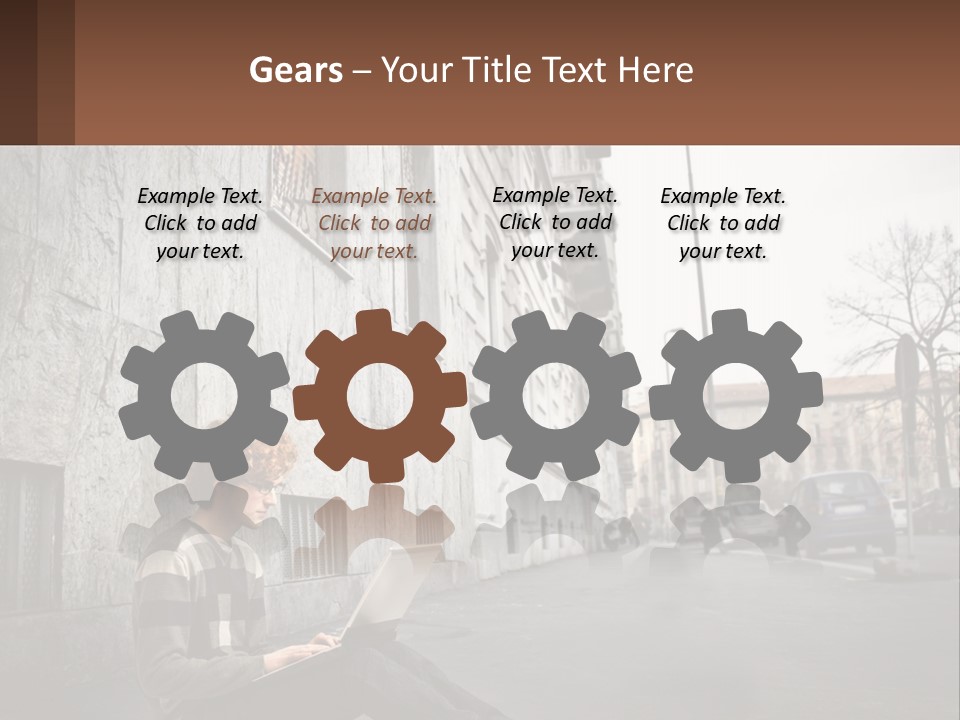 Construct Lawn Architecture PowerPoint Template