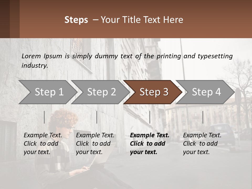Construct Lawn Architecture PowerPoint Template