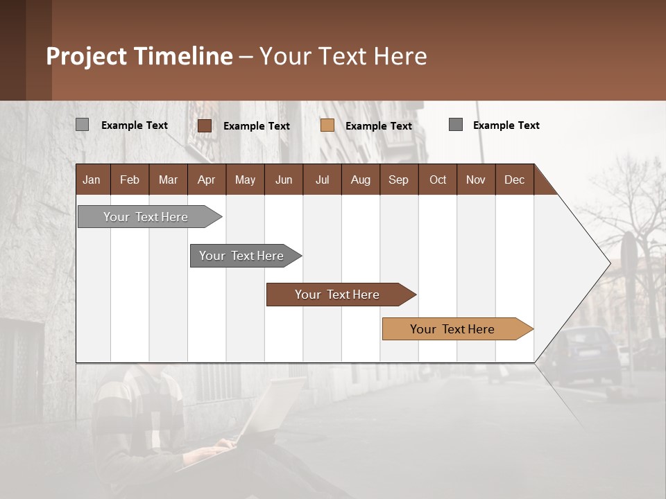 Construct Lawn Architecture PowerPoint Template