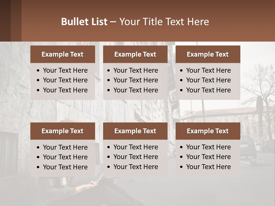 Construct Lawn Architecture PowerPoint Template