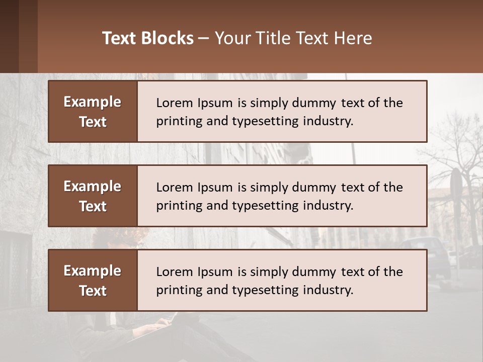 Construct Lawn Architecture PowerPoint Template