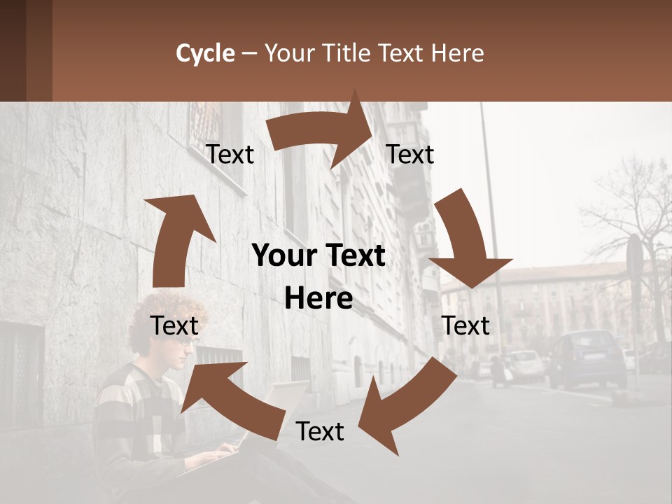 Construct Lawn Architecture PowerPoint Template
