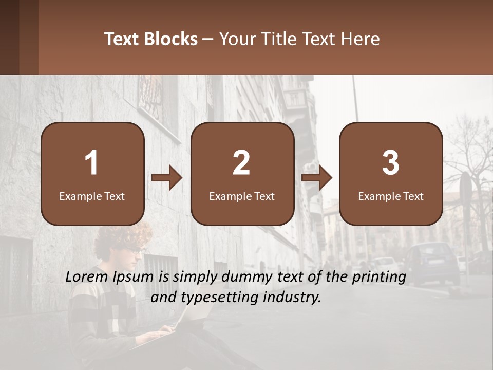 Construct Lawn Architecture PowerPoint Template