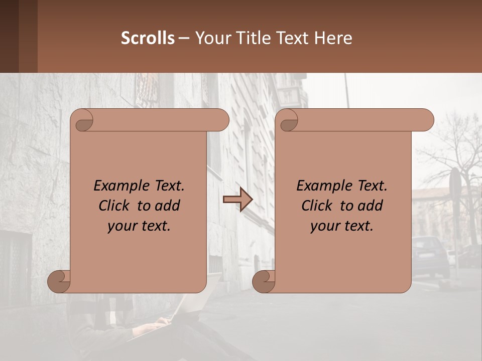 Construct Lawn Architecture PowerPoint Template