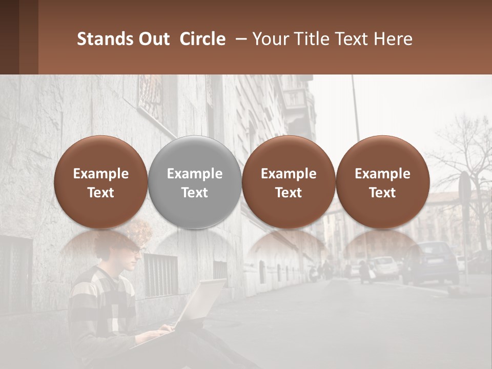 Construct Lawn Architecture PowerPoint Template