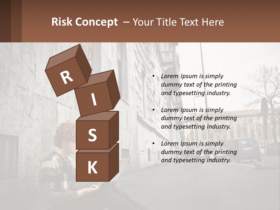 Construct Lawn Architecture PowerPoint Template