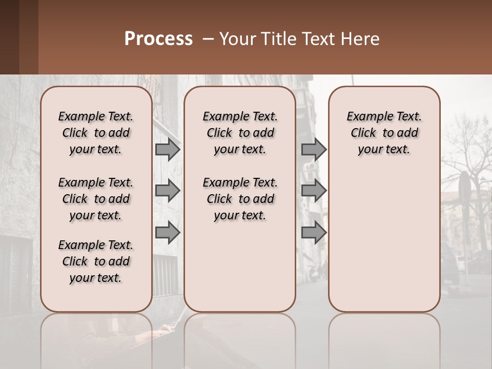 Construct Lawn Architecture PowerPoint Template