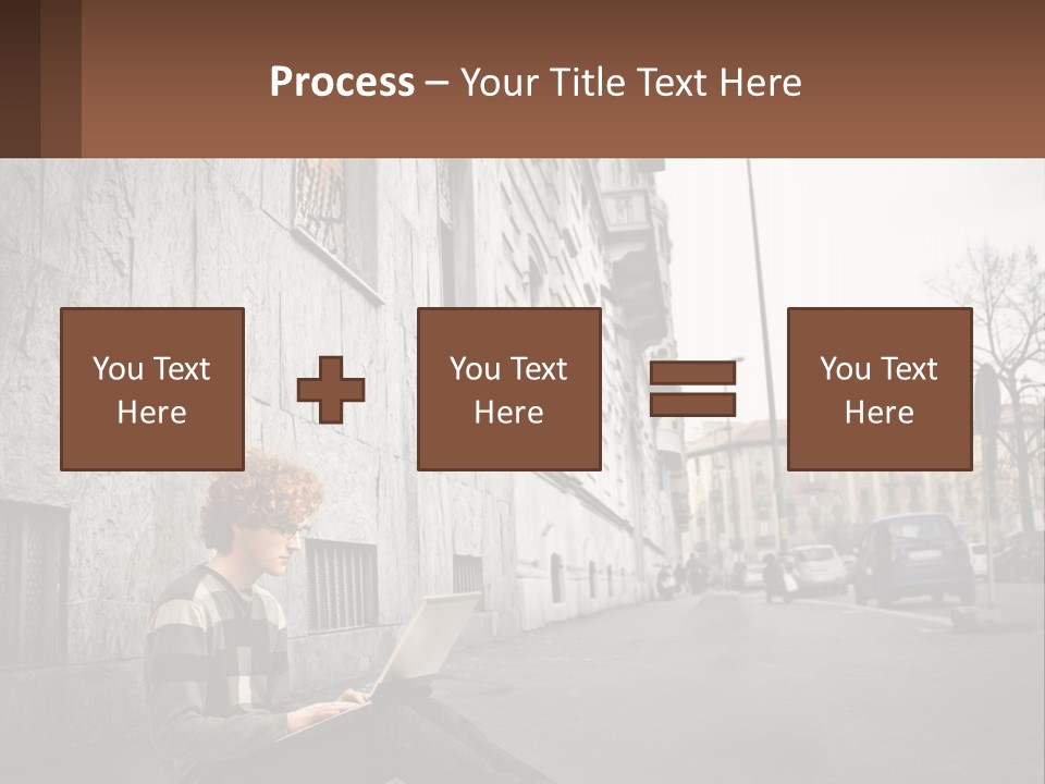 Construct Lawn Architecture PowerPoint Template