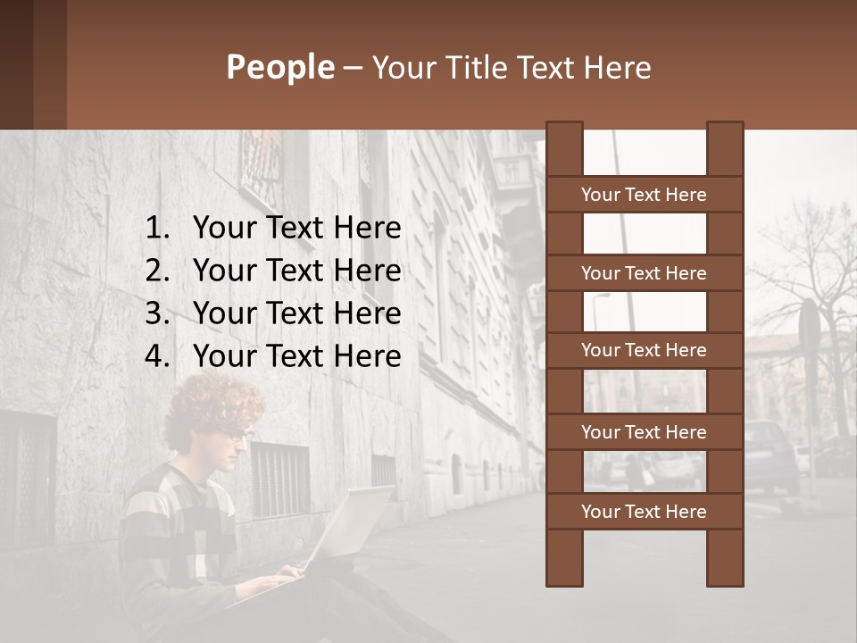 Construct Lawn Architecture PowerPoint Template