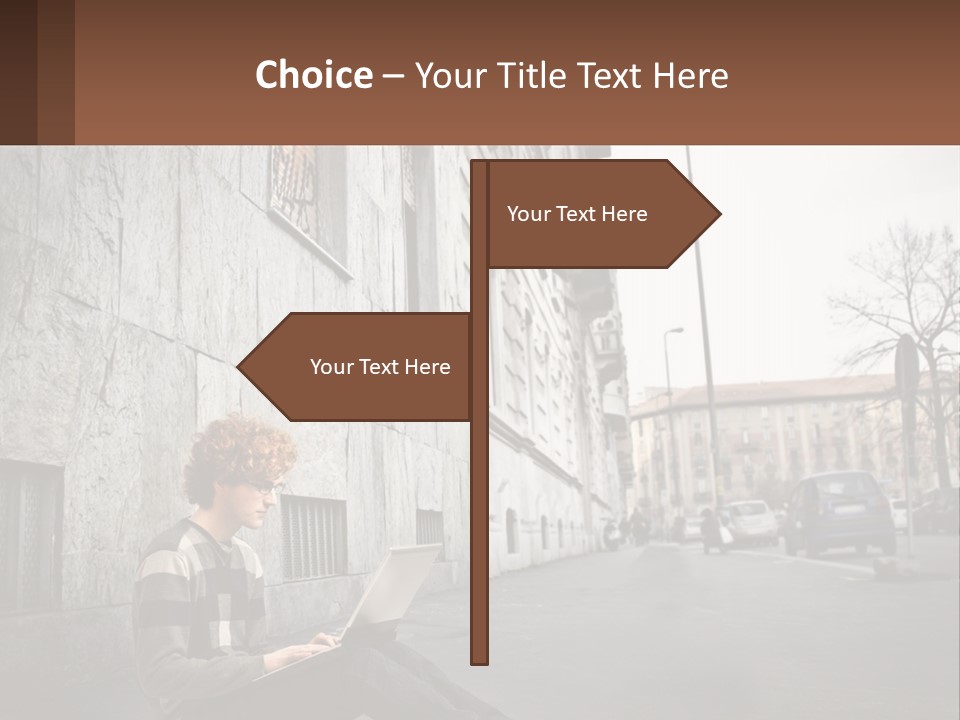 Construct Lawn Architecture PowerPoint Template