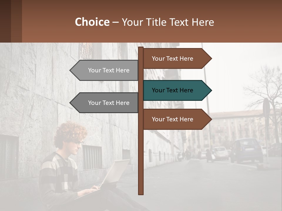 Construct Lawn Architecture PowerPoint Template