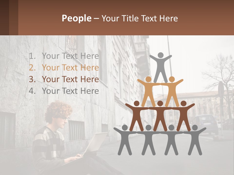 Construct Lawn Architecture PowerPoint Template