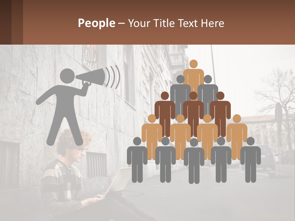 Construct Lawn Architecture PowerPoint Template