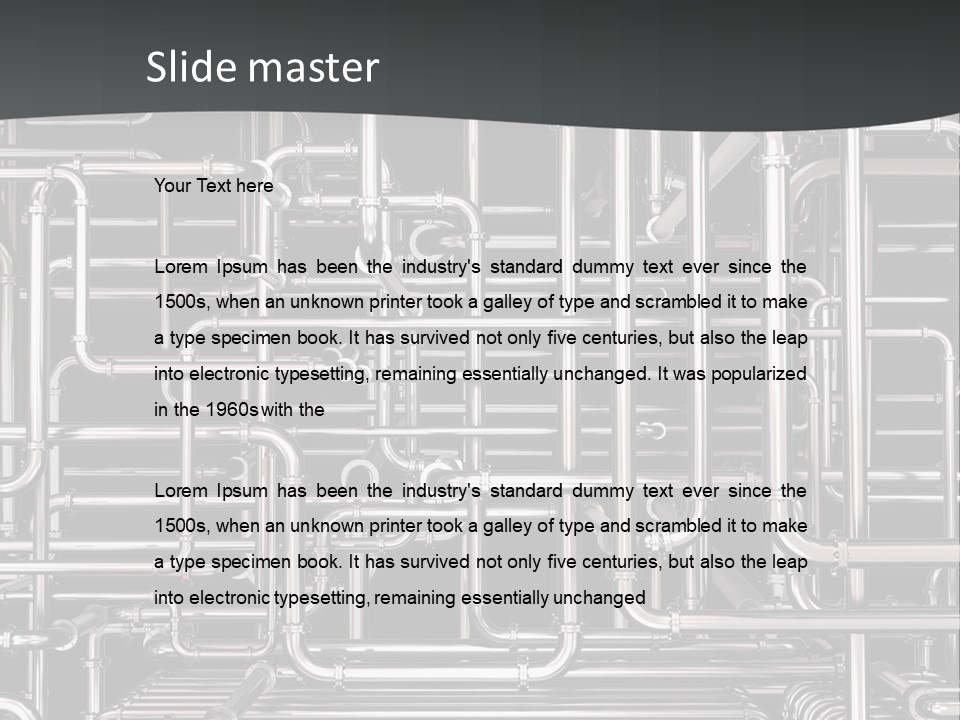 Lawn Background Structure PowerPoint Template