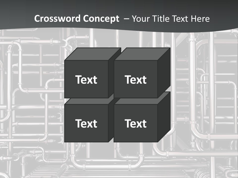 Lawn Background Structure PowerPoint Template