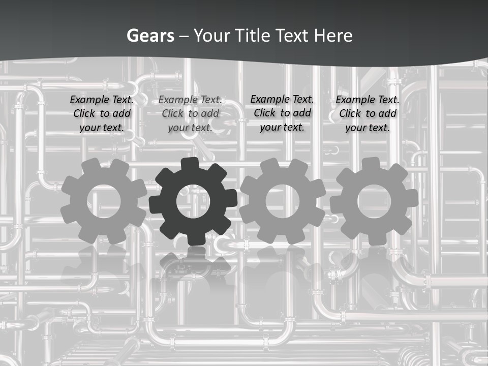 Lawn Background Structure PowerPoint Template