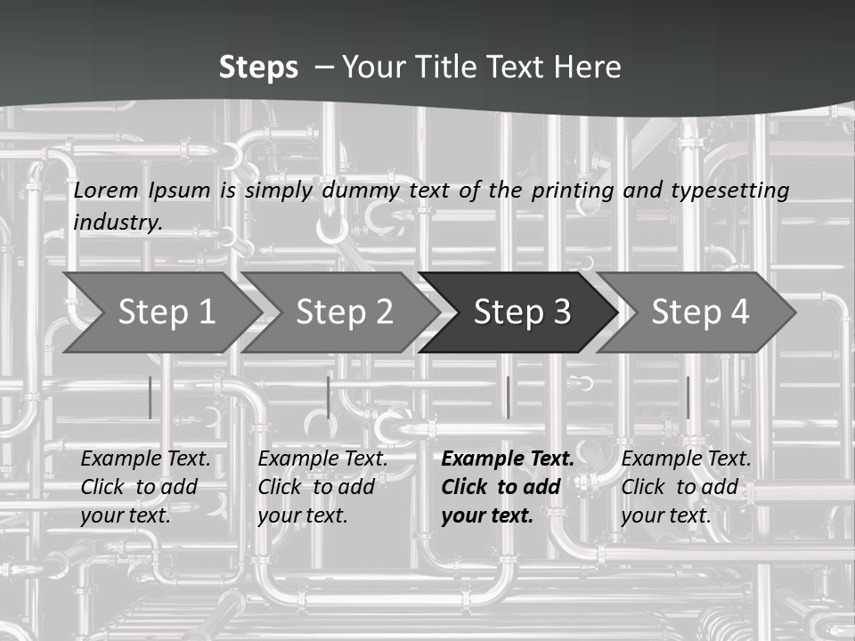 Lawn Background Structure PowerPoint Template