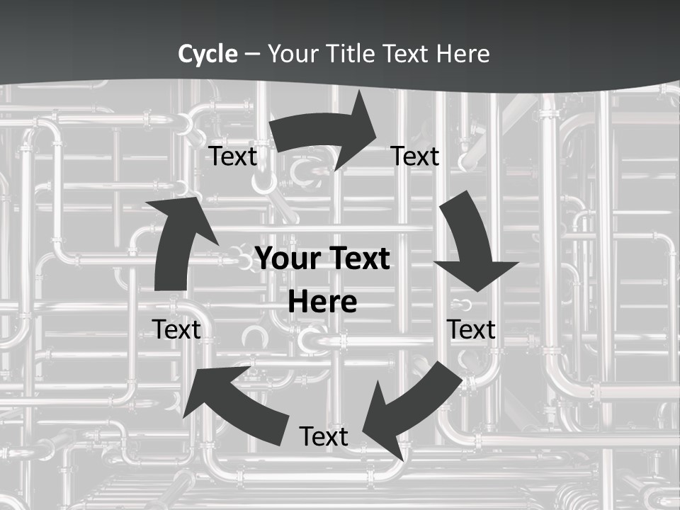 Lawn Background Structure PowerPoint Template