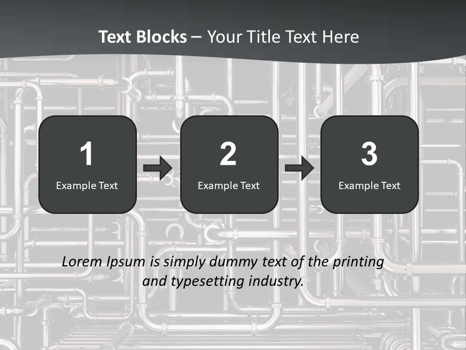 Lawn Background Structure PowerPoint Template