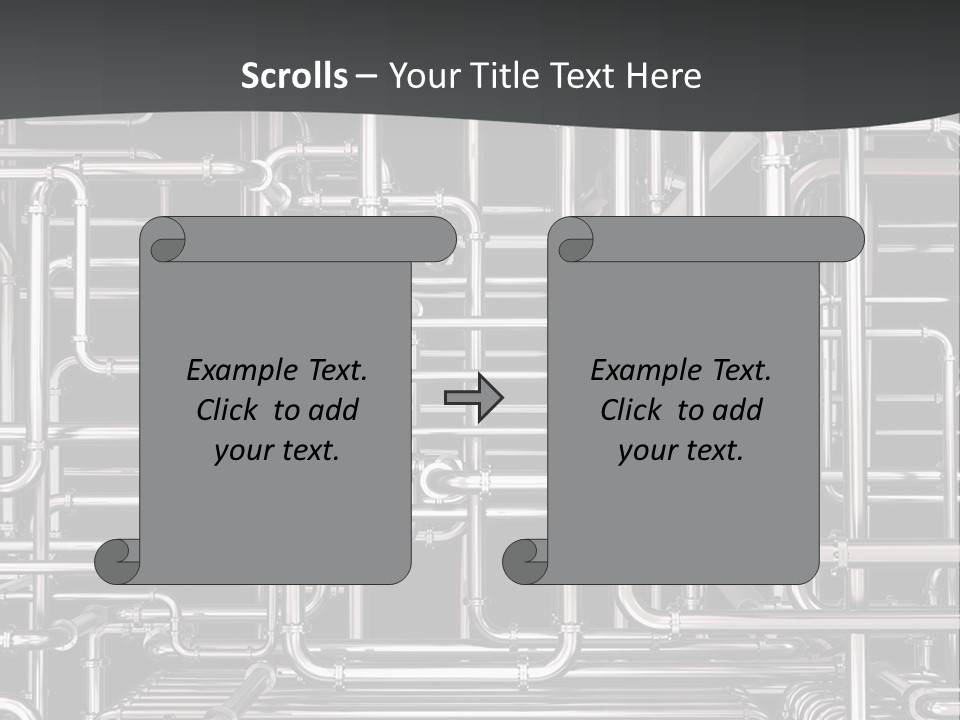 Lawn Background Structure PowerPoint Template